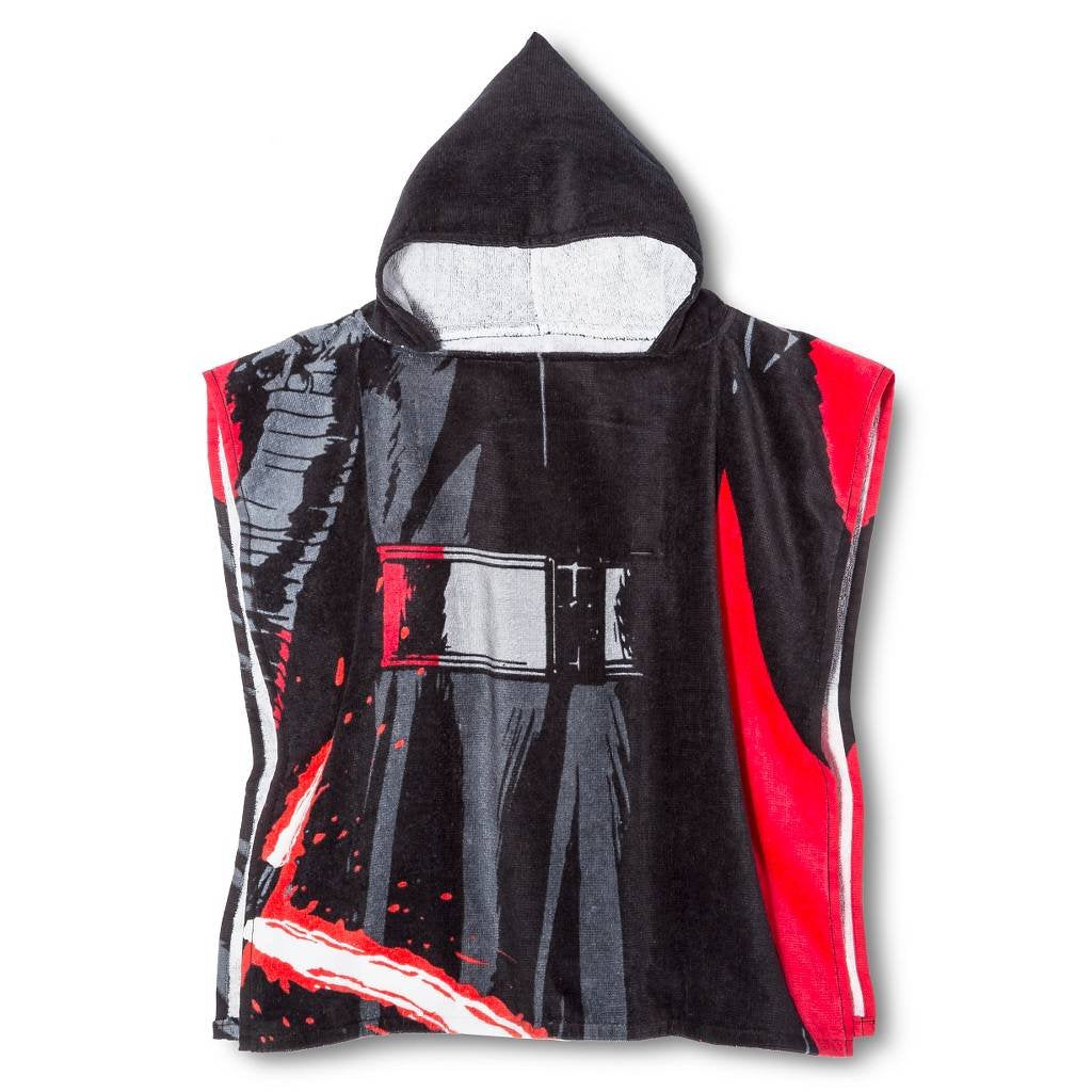 Jay Franco Ep7 Cotton Hooded Poncho, Star Wars Kylo Ren