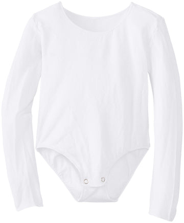 Music Legs Girls Bodysuit, White, X-Large
