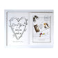 PRINZ Le Petit Decorative Baby Photo Keepsake Box for Cherished Memories, Gender Neutral Baby Shower Gifts Nursery Decor, White