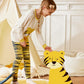 Babee Reshinee 3-4T Bamboo Viscose Boys Girls Pajama Sets Toddler Kids Two Piece Long-Sleeve Snug Fit Sleepwear Pjs