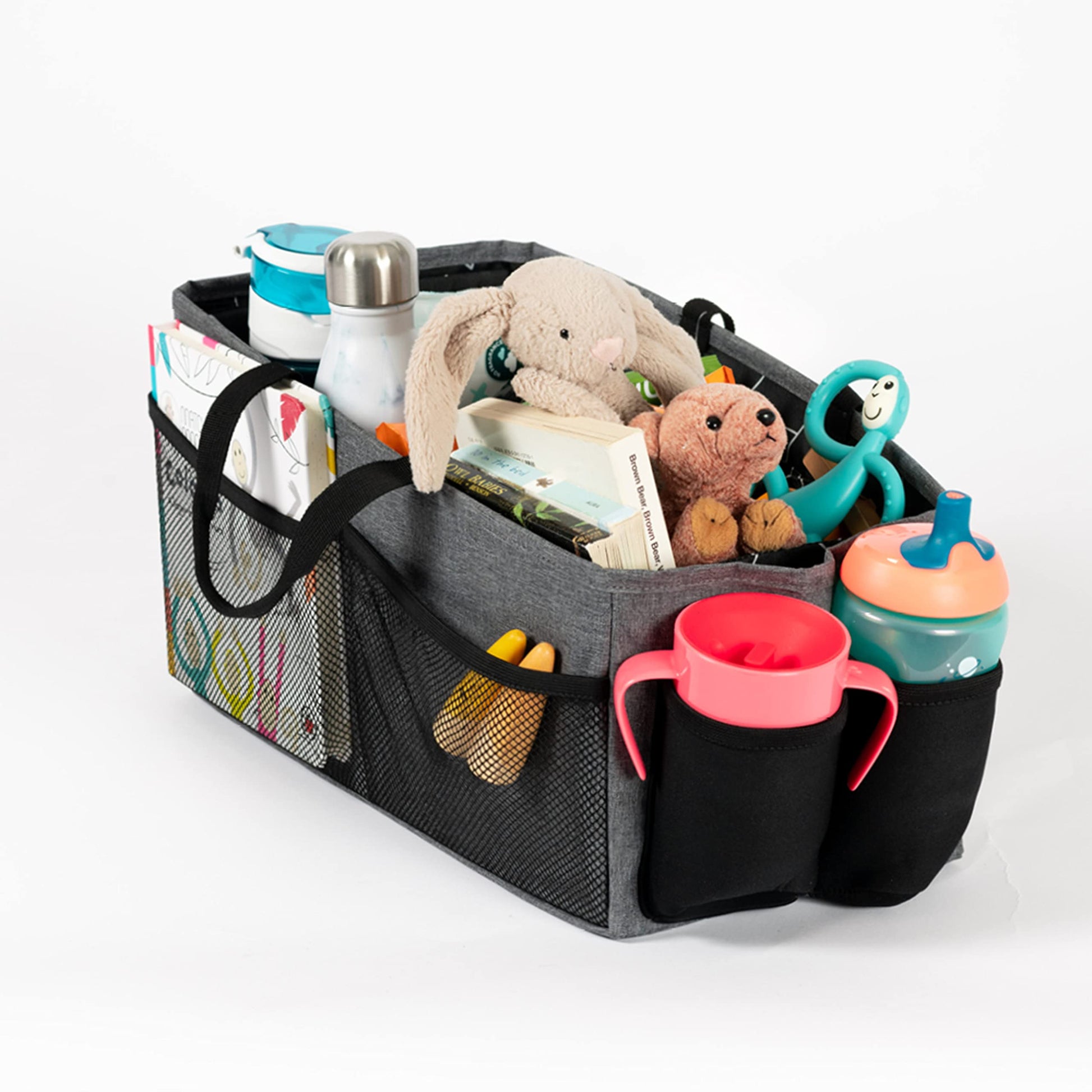 Diono Travel Pal Xl Back Seat Car Organizer, 12 Compartments For Kids And Pet Toys, Insulated Drink Holder, Dividable Storage, R