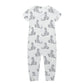 Owlivia Baby Boy Romper, Unisex Short-Sleeve Summer Outfit, 100% Organic Cotton Boy One-Piece Jumpsuit(18-24 Months, Cheetah)
