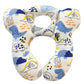 Deezomo Baby Travel Pillow,Soft And Skin Friendly Kids Cushion For Car Seat - Newborn Pillow For Pushchair,Car Seat,Travel (Blue