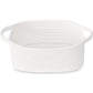 Abenkle Small White Basket, Soft Woven Storage Bins Baskets For Baby Cat And Dog Toys Organizer, Decorative Shelves Closet Organ