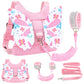 Accmor Toddler Harness Leash, 3 In 1 Cute Butterfly Kids Leash + Anti Lost Wrist Link For Outdoor Travel, Adorable Child Walking