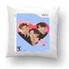 CRAFT MANIACS BTS Boys LUV Pastel Blue Fan Art 16*16 INCHES Pillow with Filler | Officially Licensed BTS Merch