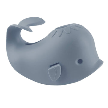 Bath Spout Cover, Universal Whale Bathtub Faucet Baby Shower Protector Cover For Kid Toddler Bath Safety (Grey)