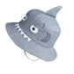 Shark Sun Hat For Kids Toddler Little Summer Bucket Hat Fisherman Play Cap For Boy Girl Grey