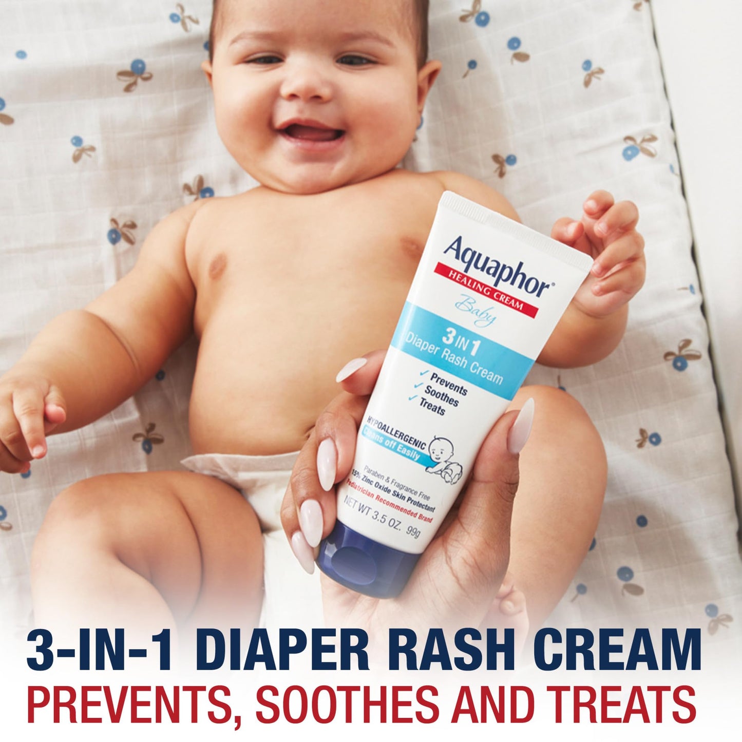 Aquaphor Baby Skincare Essentials Gift Set with Aquaphor Baby Wash and Shampoo, Aquaphor Baby Healing Ointment, and Aquaphor Dia