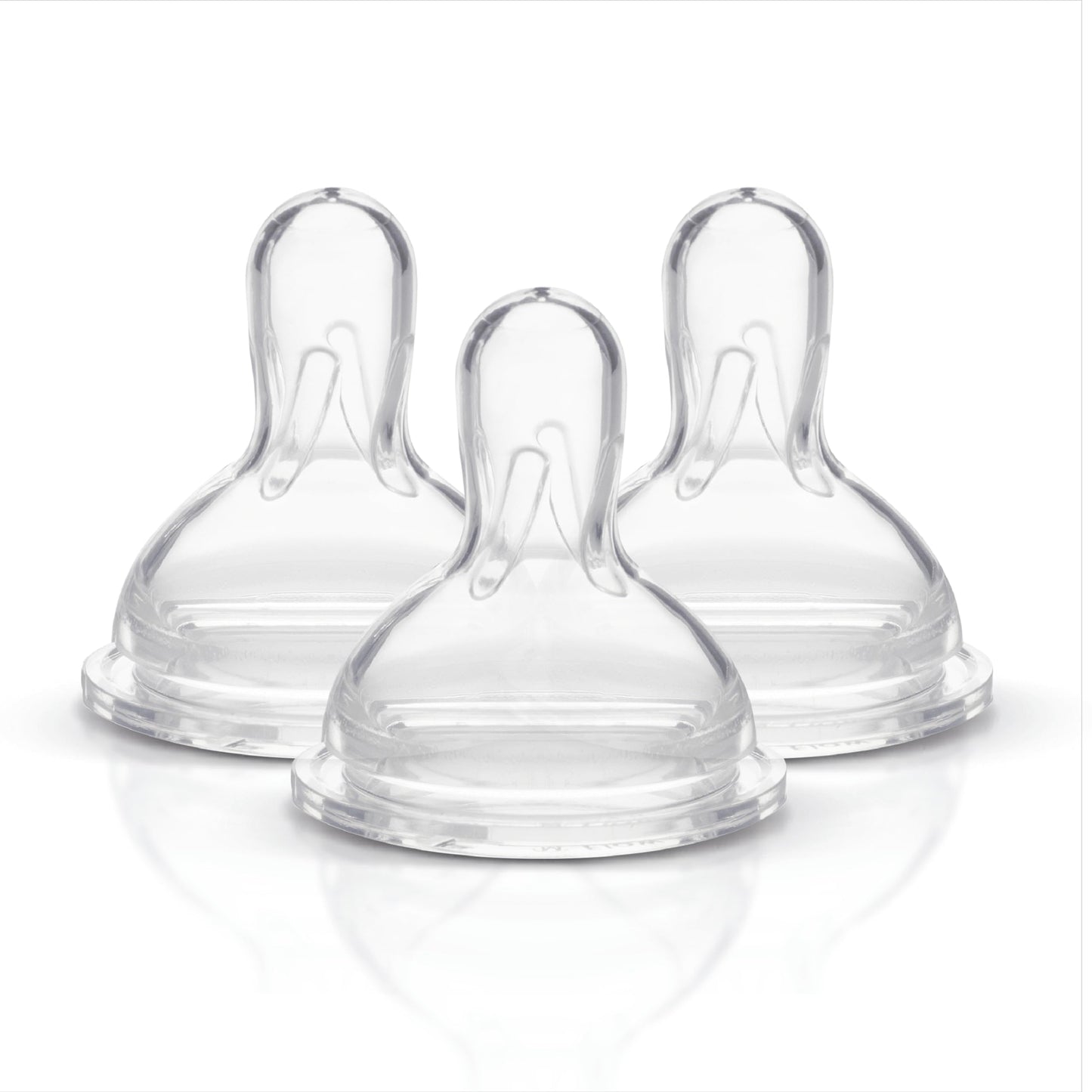 Medela Medium Flow Wide Base Nipple For 4-12 Months (Pack Of 3)