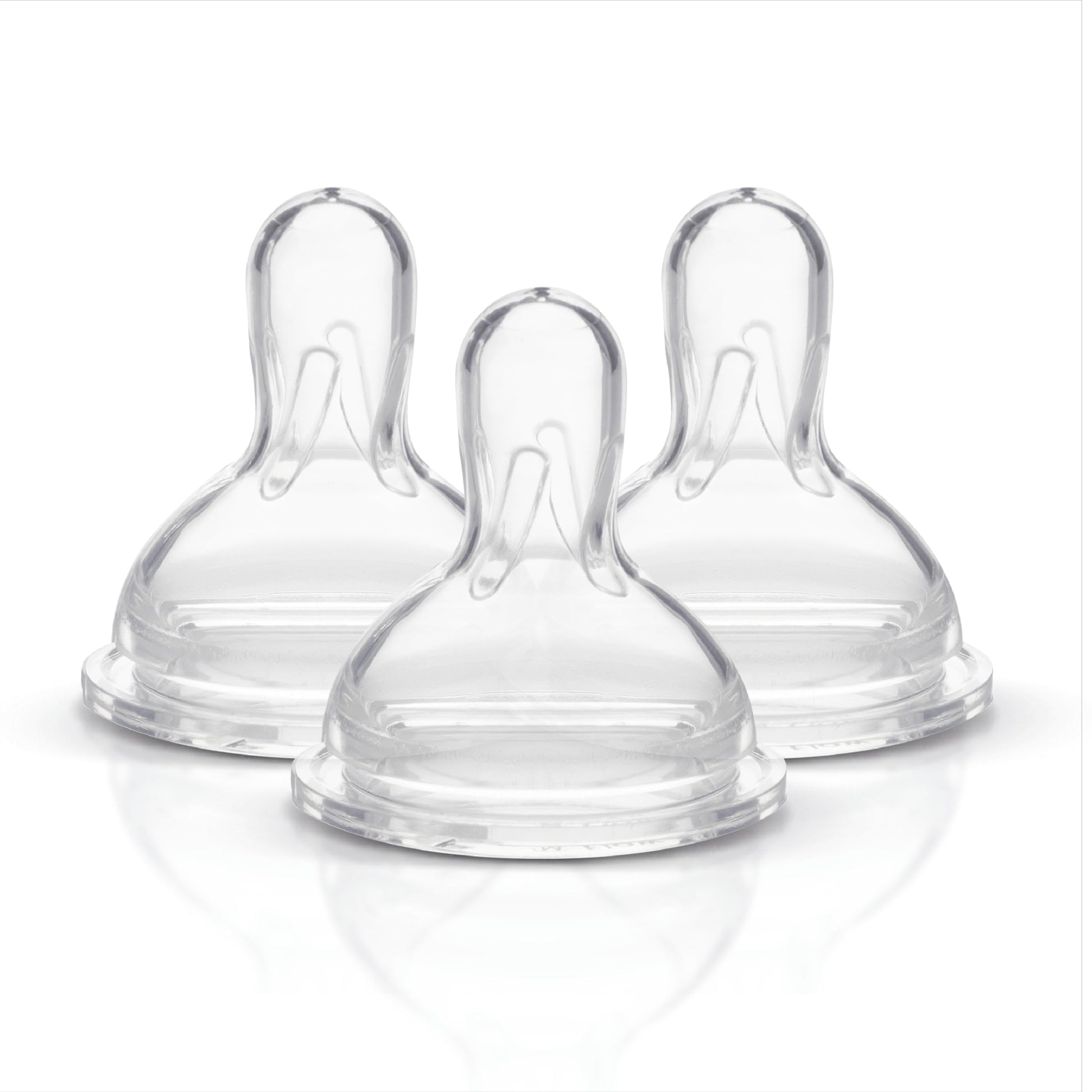Medela Medium Flow Wide Base Nipple For 4-12 Months (Pack Of 3)