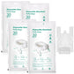 Reallnaive 120 Pcs Travel Potty Bags Liners Bedside Commode Liners With Absorbent Pads Disposable Potty Portable Training Bags F
