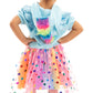 My Little Pony Rainbow Dash Toddler Girls Cosplay Tulle Dress 4T