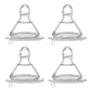 Maymom 2Nd Gen. Silicone Nipple Medium Flow, 4Pc; Compatible With Spectra/Motif Luna/Maymom Widemouth Bottles
