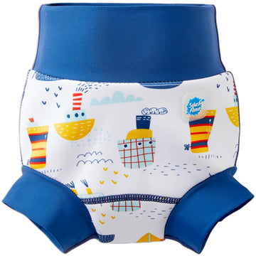 Splash About Happy Nappy Reusable Swim Diaper, Tug Boats, 6-12 Months