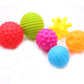 DOPHYRANIX 6 Pack Sensory Balls Spray Water Toy for Baby and Kids, Massage Soft & Textured Balls Set Develop Babys Tactile Sens