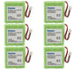 Kastar 6-Pack Battery Replacement For Summer Infant Baby Monitor 29710 29740 29580 29590 29610 29620 29630 29710 29740 29790 299