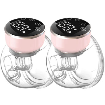 NaNaLazy Wearable Breast Pump Hands Free of Longer Battery Life & LED Display, Portable Electric Breast Pump with 3 Modes & 9 Le
