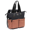 Esvan Diaper Tote Bag Totepack Backpack 2 In 1 For Women Multifunctional Large Capacity With Insulated Pockets Travel (Black Bro