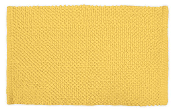 Dii Popcorn Bath Rug, 17X24, Yellow