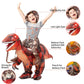 Goosh Inflatable Dinosaur Costume For Kids Halloween Costumes Boys Girls Funny Blow Up Costume For Halloween Party Cosplay (7-10