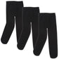 Luvable Friends Baby Girls' Nylon Tights, Black, 0-9 Months Us
