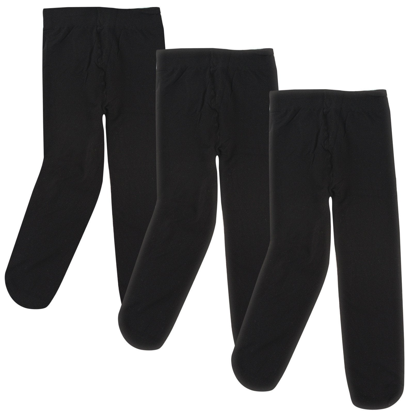 Luvable Friends Baby Girls' Nylon Tights, Black, 0-9 Months Us
