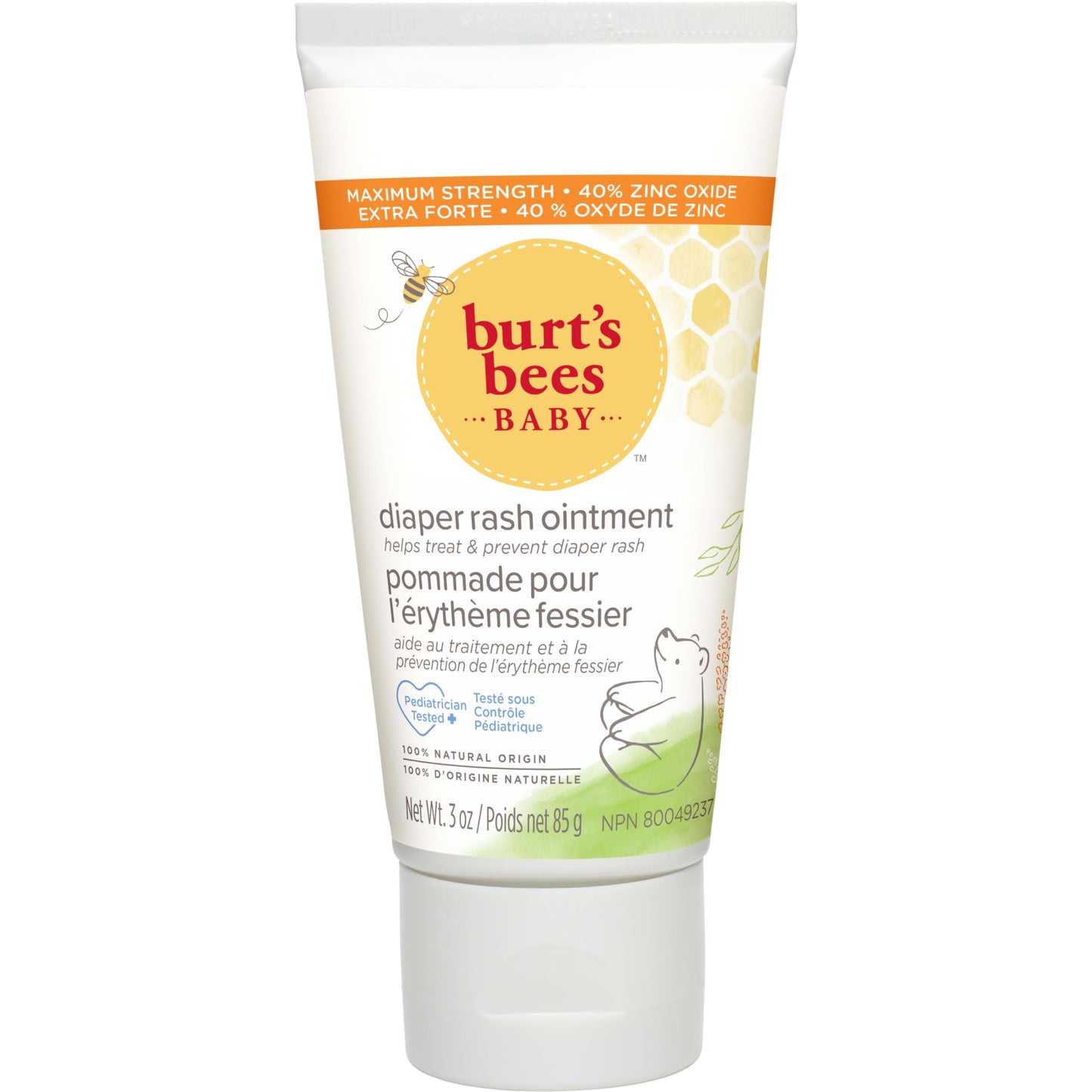 Burt'S Bees Baby 100% Natural Origin Diaper Rash Ointment - 3 Ounces Tube