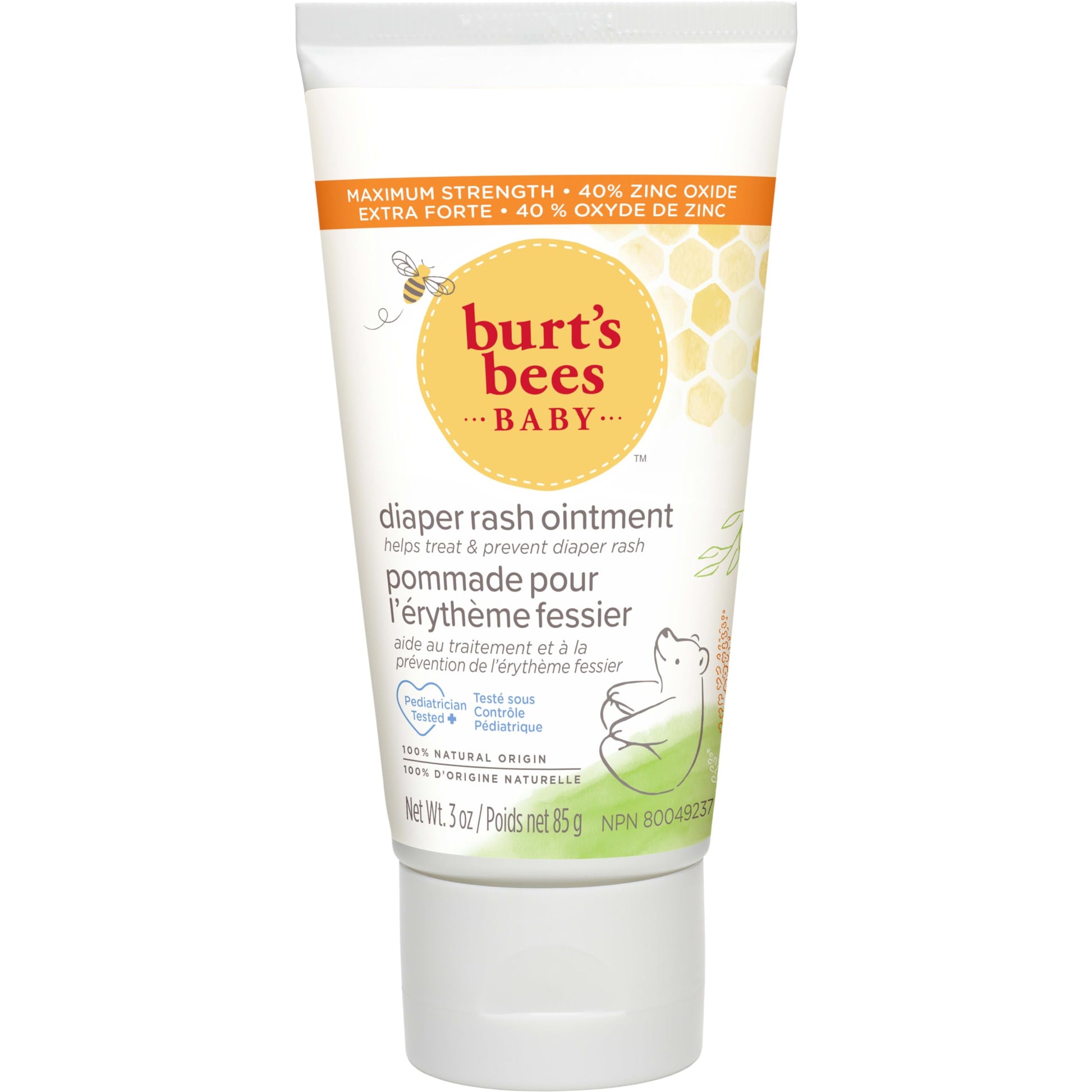 Burt'S Bees Baby 100% Natural Origin Diaper Rash Ointment - 3 Ounces Tube