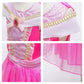 Fmyfwy Girls Aurora Princess Dress Off-Shoulders Sleeping Beauty Fancy Halloween Costume Christmas Birthday Party Gown W/Accesso