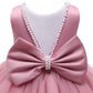 Baby Flower Girl Party Wedding Princess Dress,Sleeveless Floor Length Tutu Tulle Dance Birthday Gown 3T
