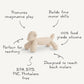 mushie Silicone Baby Teether Toy | Lamb Figurine Teether
