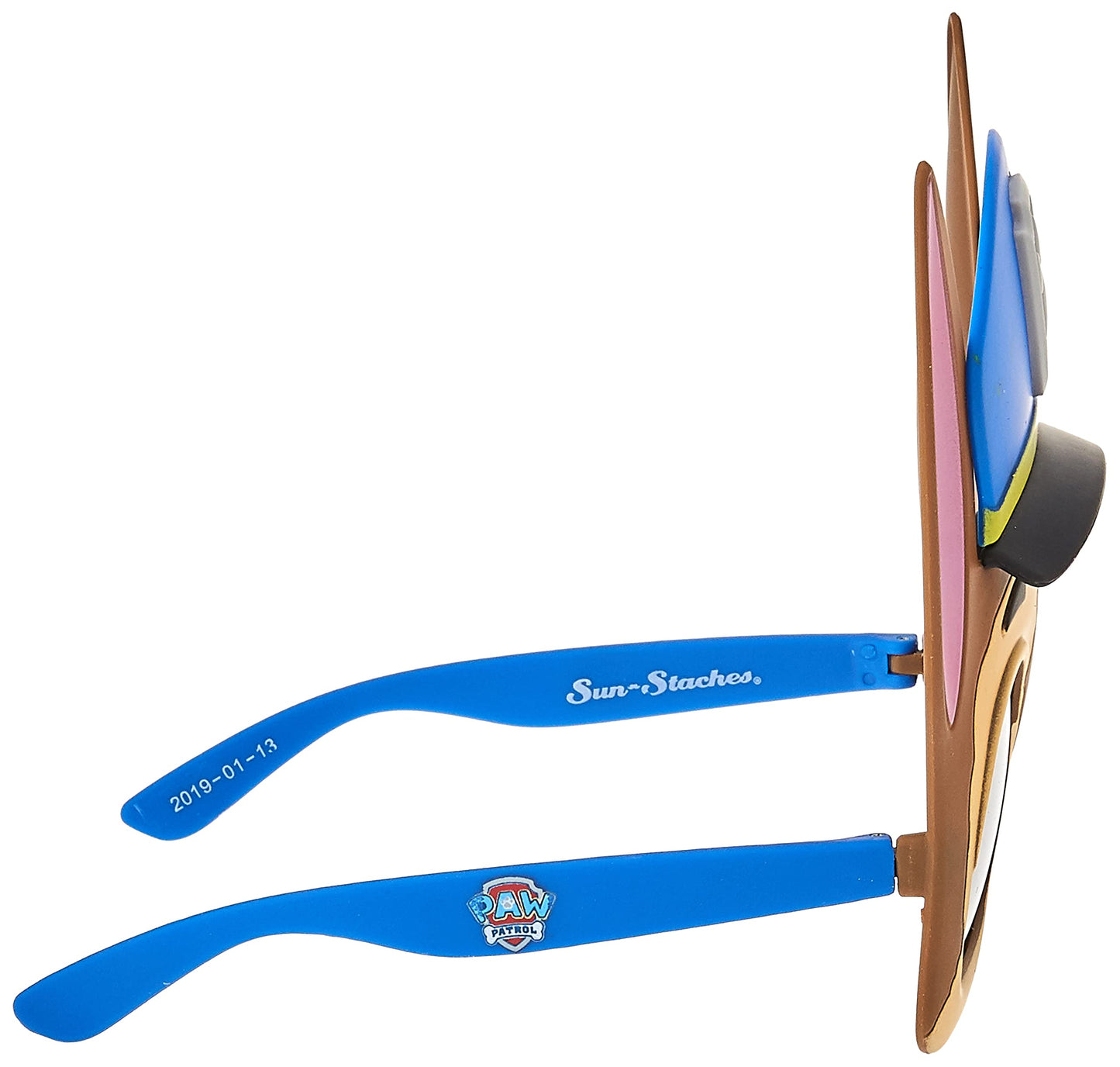 Sun-Staches Paw Patrol Official Chase Sunglasses Costume Accessory, UV400 One Size Fits Most Kids