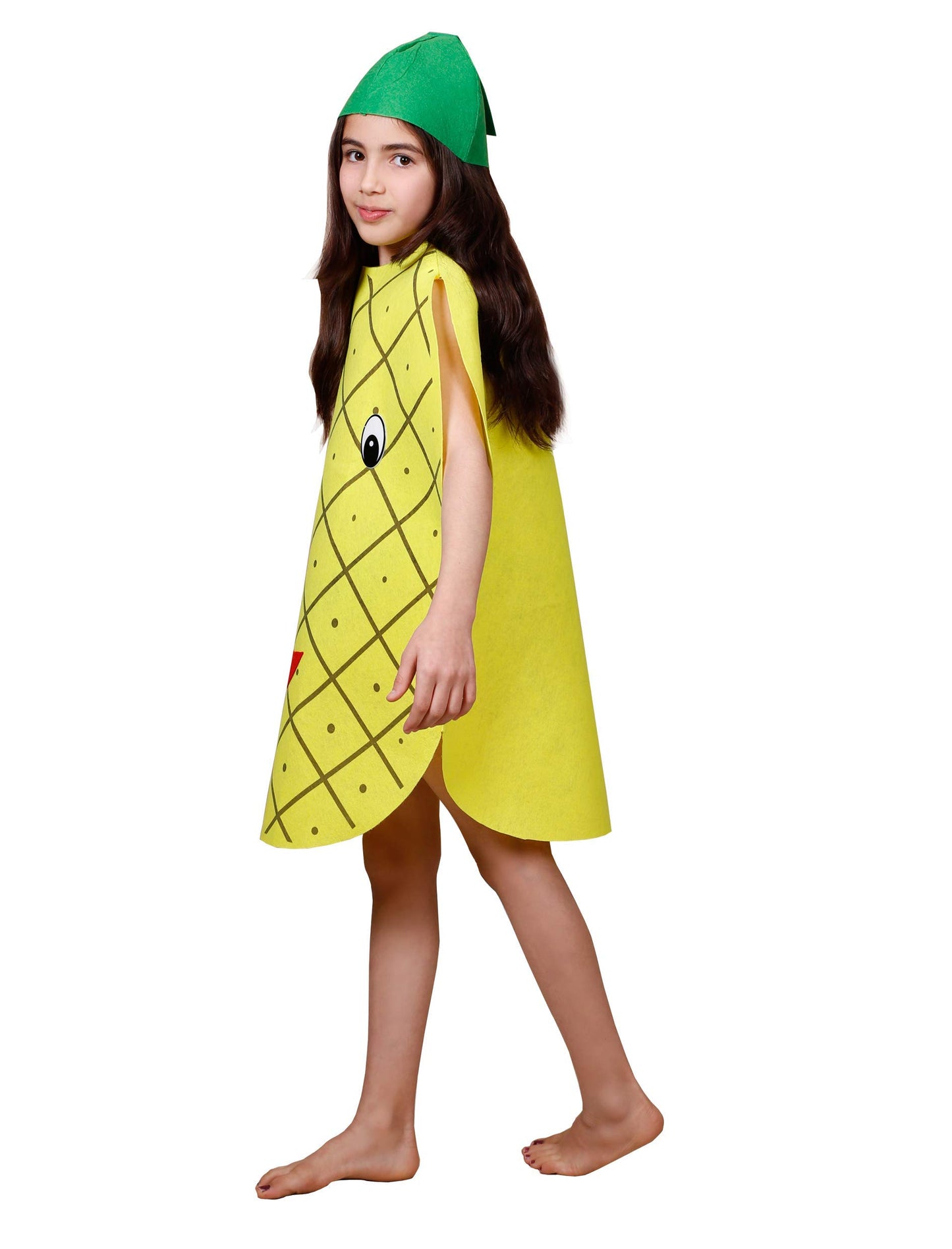 Matissa Kids Fruits Vegetables And Nature Costumes Suits Outfits Fancy Dress Party Boys And Girls (Pineapple)