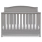 Delta Children Emery 4-In-1 Convertible Baby Crib - Greenguard Gold Certified, Grey