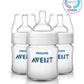 Philips Avent Anti-Colic Baby Bottles Clear, 4Oz, 3 Piece