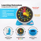 BEST LEARNING Learning Clock - Educational Talking Learn to Tell Time Teaching Light-Up Toy with Quiz and Music Sleep Mode - Tod