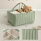 Blissful Diary Baby Diaper Caddy Organizer, Stylish Nursery Storage Basket - Gift For Baby Shower, Baby Registry Must Have, Newb