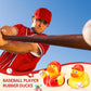 DEEKIN 48 Pcs Baseball Player Rubber Ducks 2 Inch Middle Baseball Theme Party Favors for Team Gift Decoration Yellow Rubber Duck