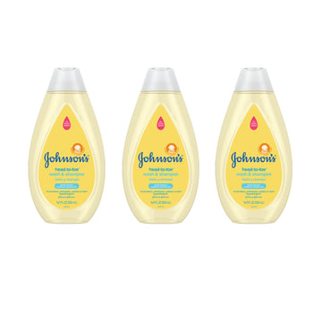 Johnson'S Head-To-Toe Gentle Tear-Free Baby & Newborn Wash & Shampoo, Sulfate-, Paraben- Phthalate- & Dye-Free, Hypoallergenic W