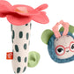 Fisher-Price Baby Toys Planet Friends Shake n Rattle Busy Bee Sensory Plush 2-Piece Set for Newborns Ages 3+ Months