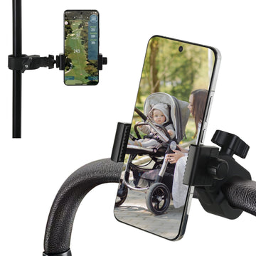 Onedone Stroller Phone Holder Mount For Baby Universal Phone Holder For Stroller Golf Cart Bike Shopping Cart Stroller Phone Mou