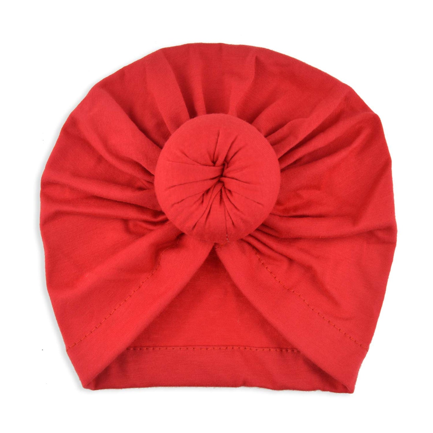 Dreshow Bqubo 5 Pieces Baby Turban Hats Turban Bun Knot Baby Infant Beanie Baby Girl Soft Cute Toddler Cap