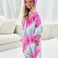 Chetosho Unicorn Hooded Onesie Girls Halloween One Piece Kids Costume (Oblique Stripe Starry Pink 7-8 Years)