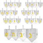 Hanukkah Fillable Dreidel Transparent Clear Can Be Filled With Hanukkah Gelt Or Hanukkah Chocolate (24-Pack)