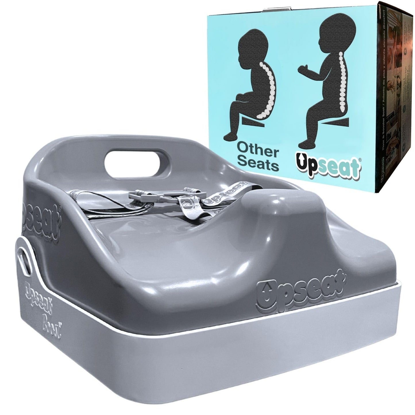 Upseat Boost Ergonomic Toddler Booster Seat For Dining Table, Developed With Physical Therapists To Encourage Posture, 3-Point H