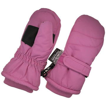 Children Toddlers And Baby Mittens Made With Thinsulate,And Fleece - Winter Waterproof Gloves - Kx Gear By Zelda Matilda,Dark Pi
