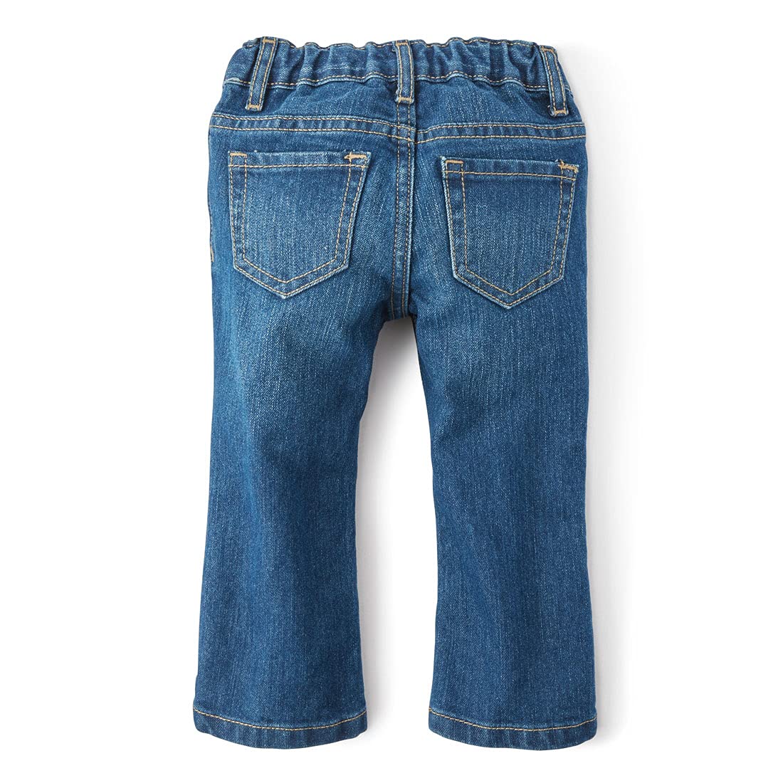The Children'S Place Baby Girls And Toddler Girls Basic Bootcut Jeans, Indigo Stone, 12-18 Months