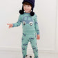 Vaenait Baby Kids Boys Girls Long Sleeve Cotton Sleepwear Pajamas 2Pcs Set Mini Car 12Y/Jm
