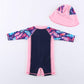 Sweegentle Baby Swimwear One-Piece Swimsuit Upf 50+ -Sun Protective Sunsuit Pink